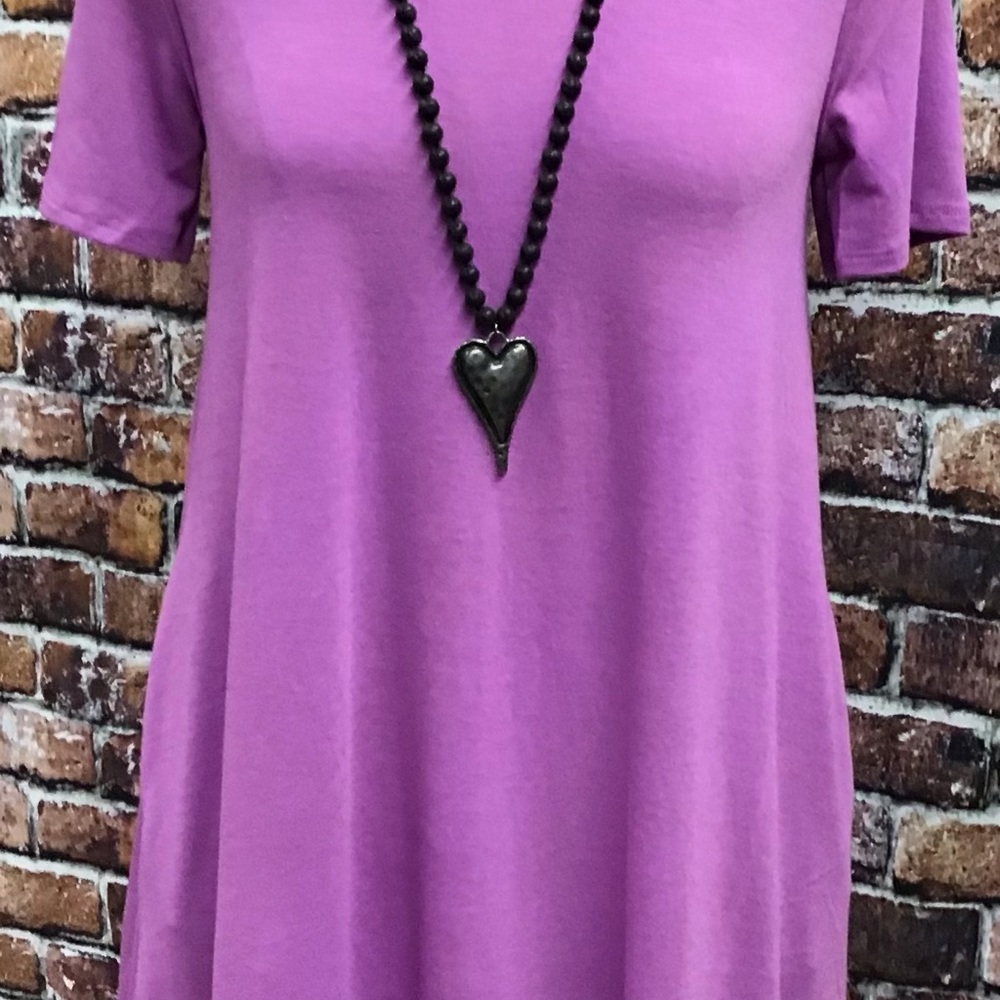 Light purple pocket dress